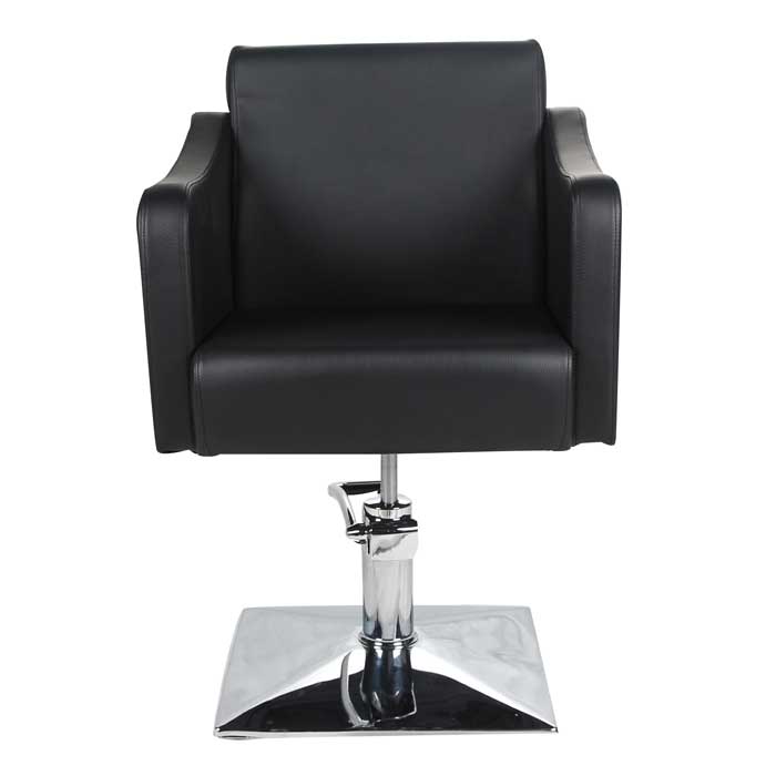 Manhattan Styling Chair Black with Square Base